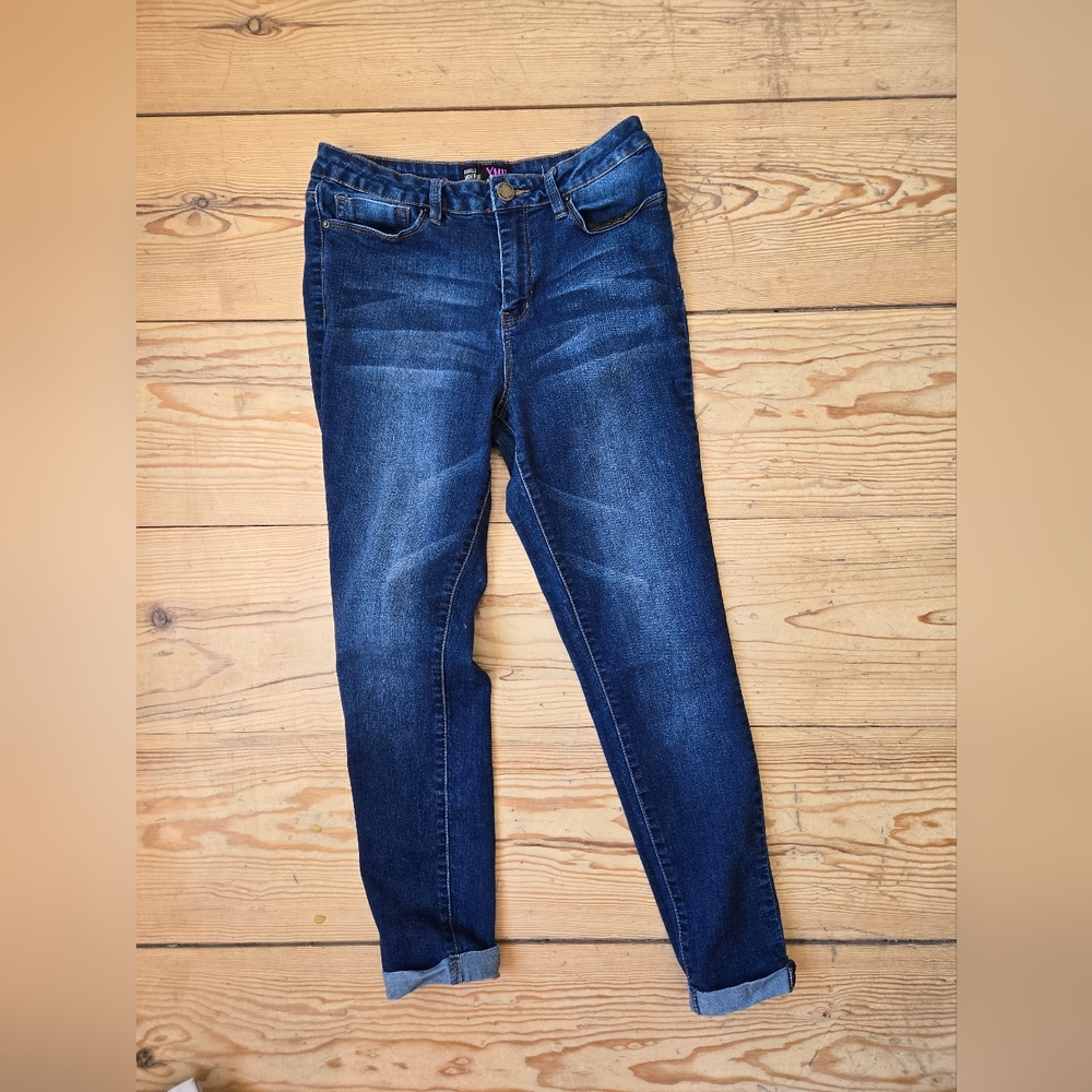 YMI Dark Wash High Rise Ankle Jeans Size 9